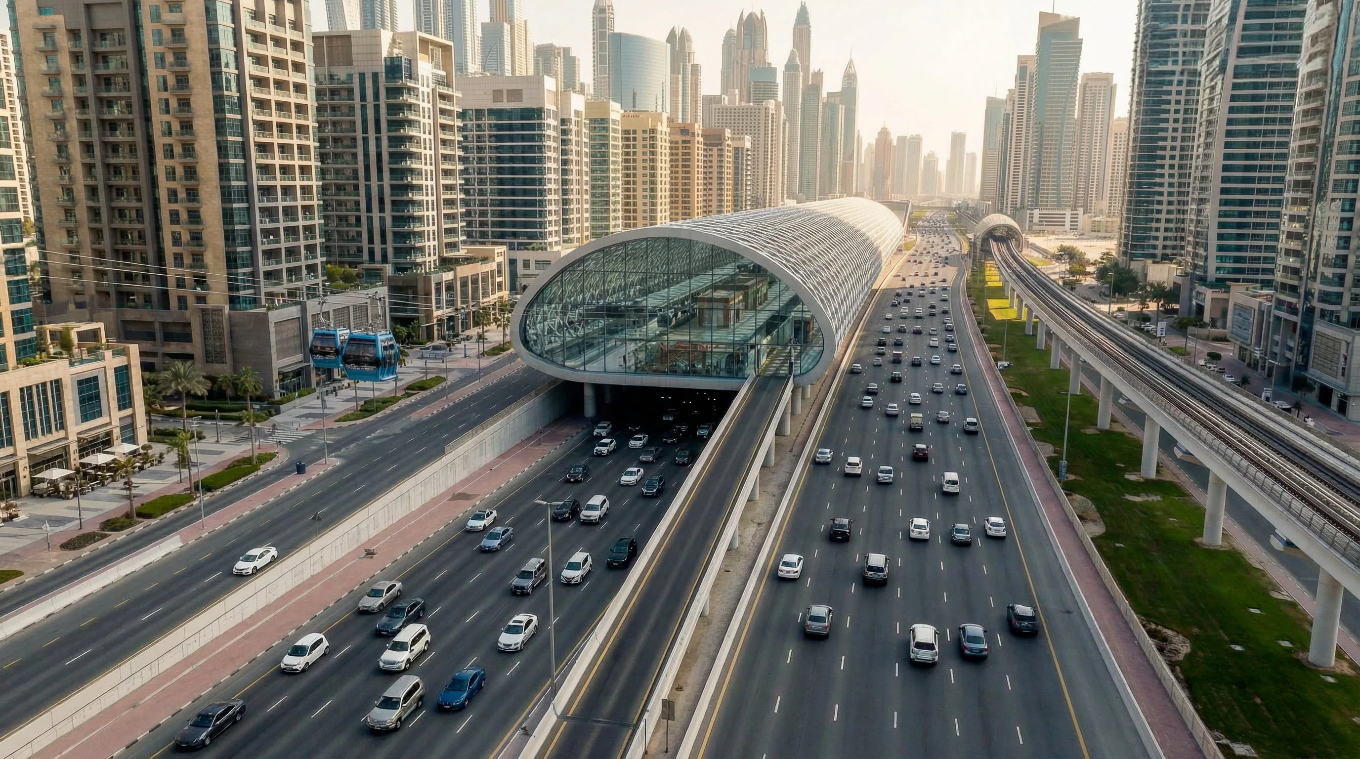 Sky Rider Dubai aerial transport